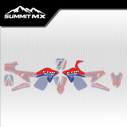 Honda Inspired ETM RTR Side Shroud Decals placement on the full kit