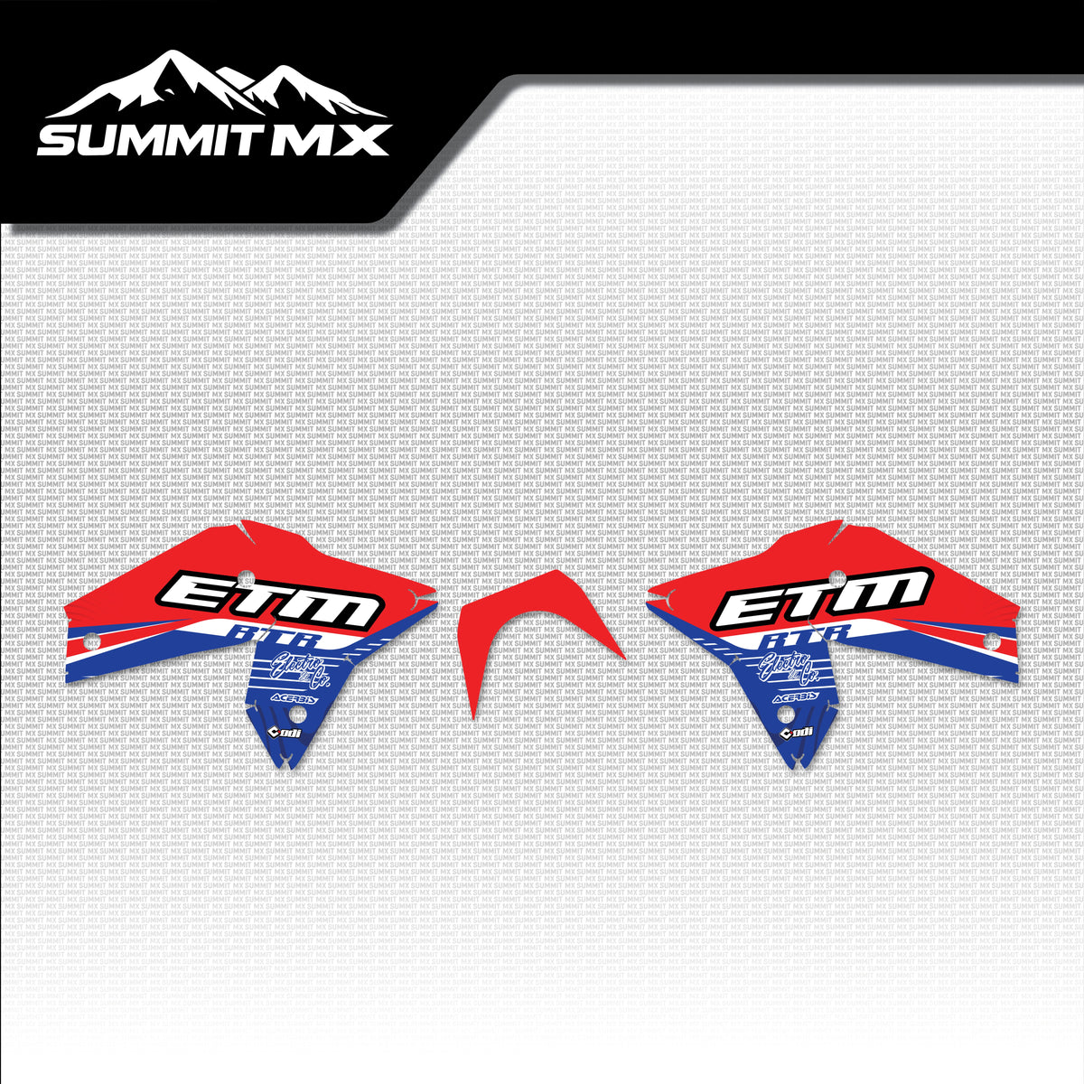 Honda Inspired ETM RTR Side Shroud Decals