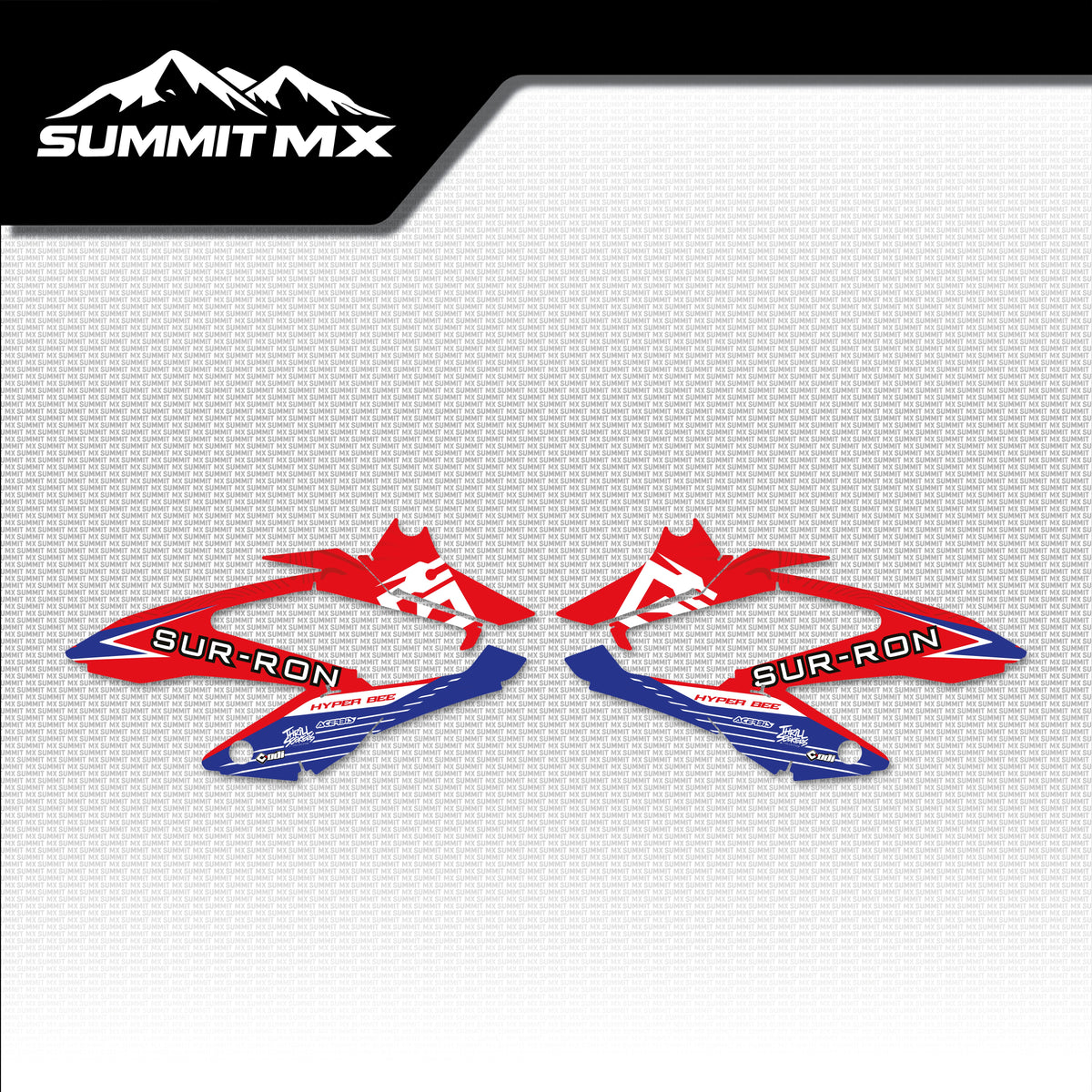 Honda Inspired Hyper Bee Side Shroud Decals