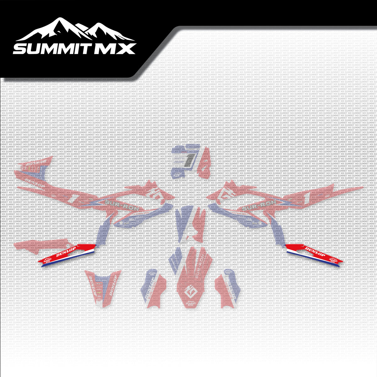 Honda Inspired Hyper Bee Swing Arm Decals placement on the full kit
