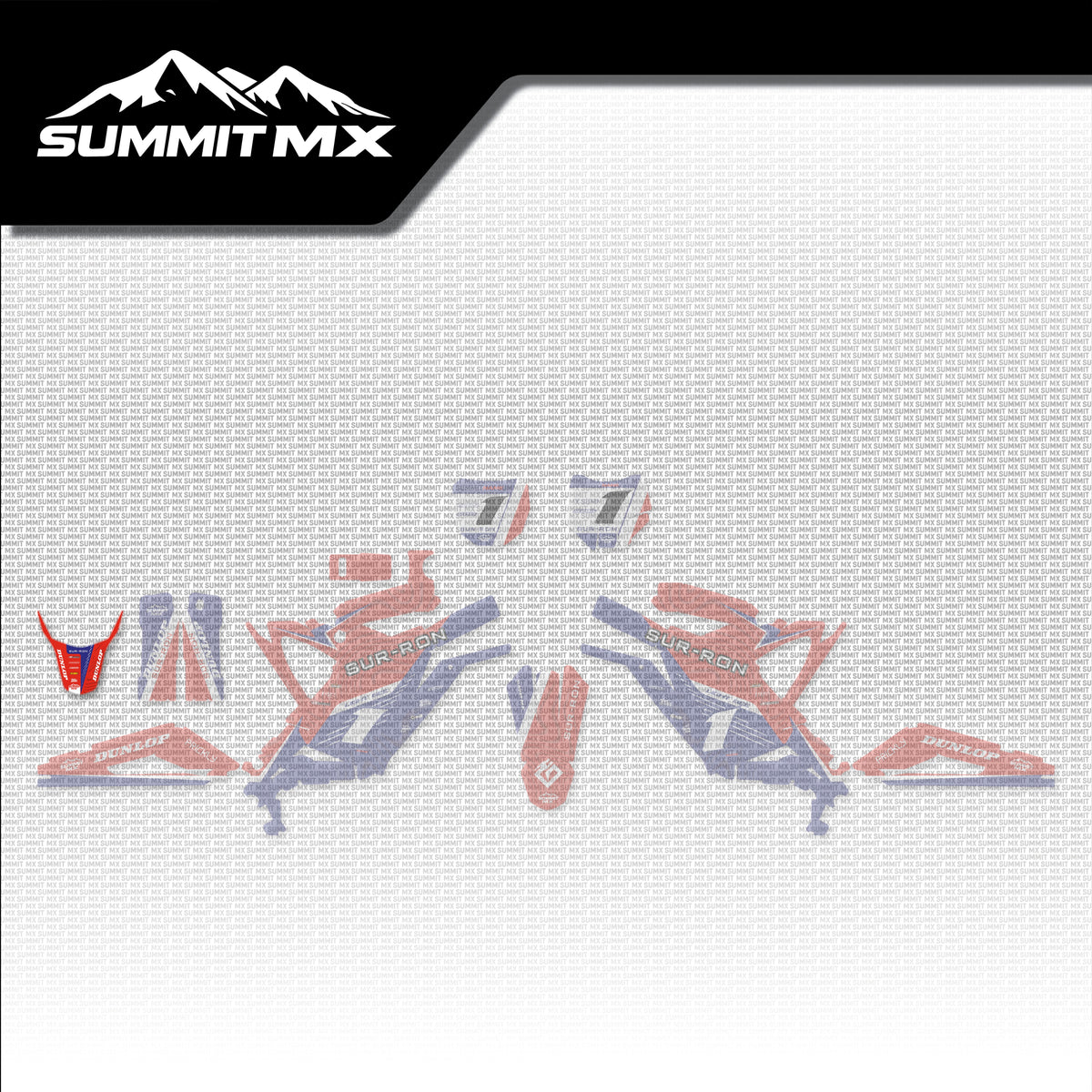 Honda Inspired Light Bee Rear Fender Decal placement on the full kit