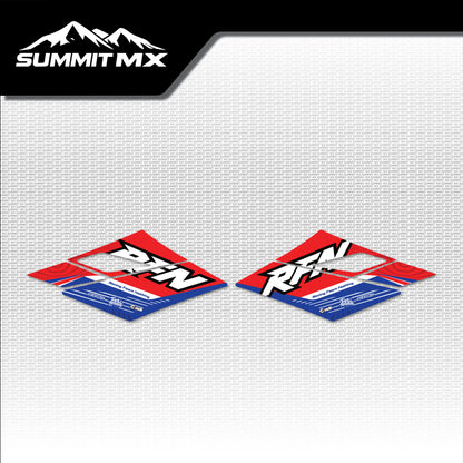 Honda Inspired RFN Warrior Pro SX-E15 Front Shroud Decals