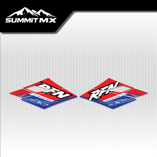 Honda Inspired RFN Warrior Pro SX-E15 Front Shroud Decals