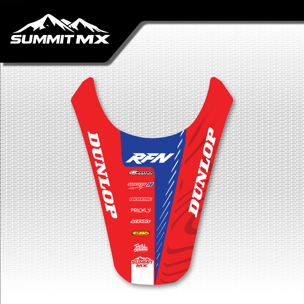 Honda Inspired RFN Warrior Pro SX-E15 Rear Fender Decal