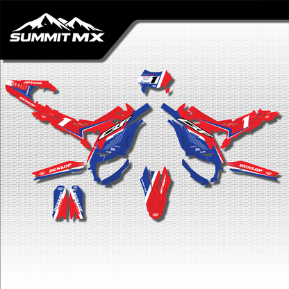 Honda Inspired Ultra Bee graphics kit full artwork layout by Summit MX