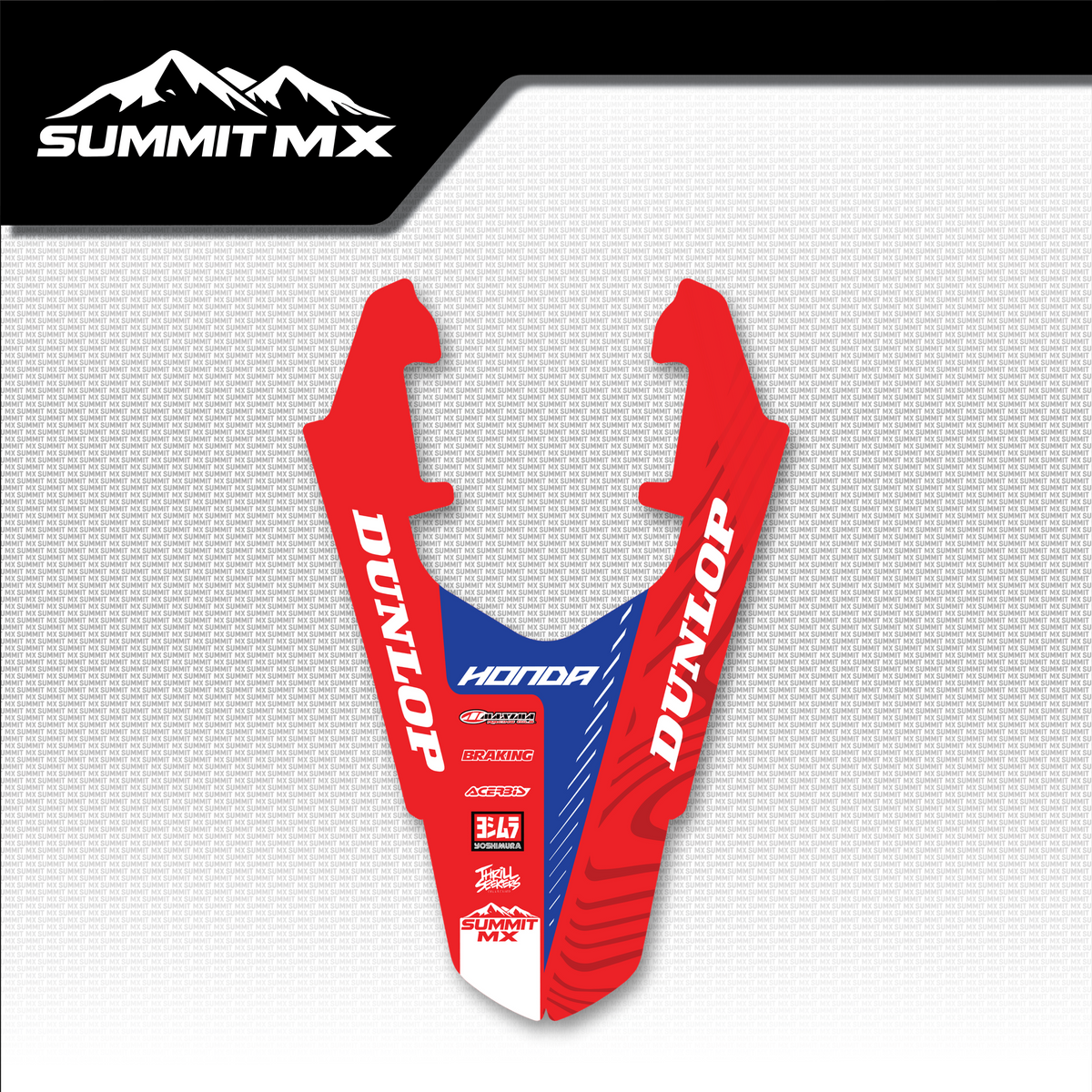 Honda Inspired Ultra Bee Rear Fender Decal by Summit MX