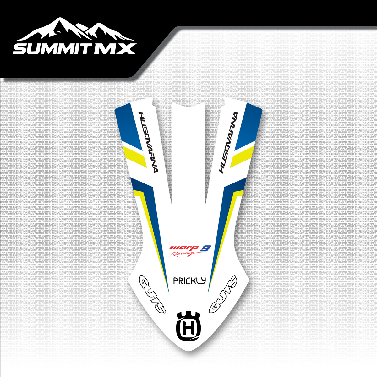 Husqvarna Inspired Altis Delta Front Fender Decal