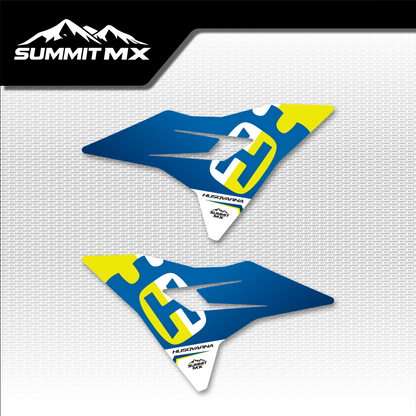 Husqvarna Inspired Altis Delta Front Shroud Decals
