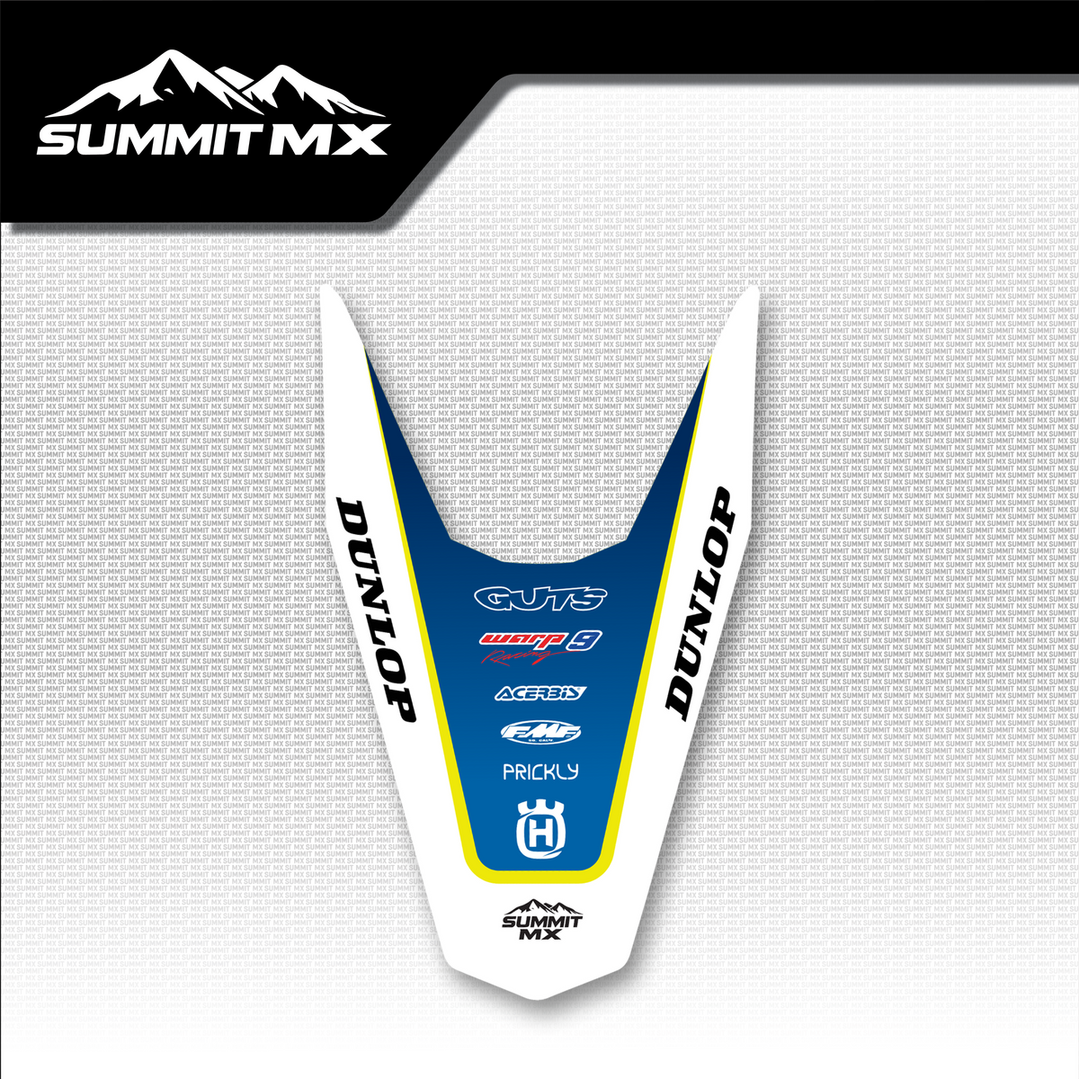 Husqvarna Inspired Altis Delta Rear Fender Decal