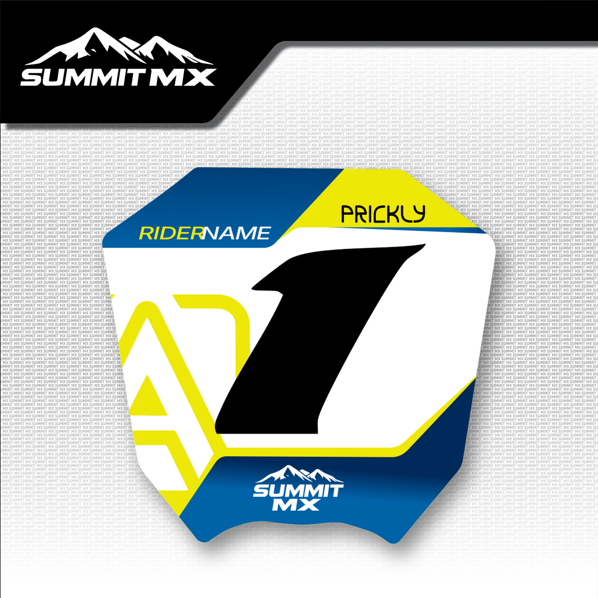 Husqvarna Inspired Altis Sigma Number Plate Decal