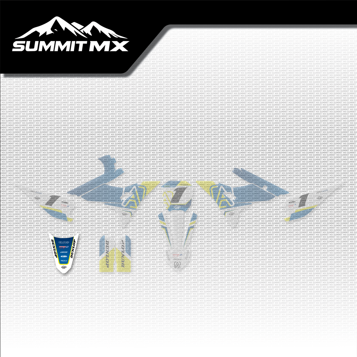 Husqvarna Inspired Altis Sigma Rear Fender Decal placement on the full kit