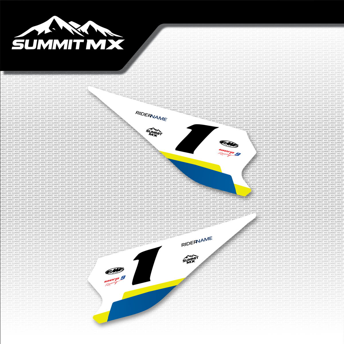 Husqvarna Inspired Altis Sigma Side Number Plate Decals