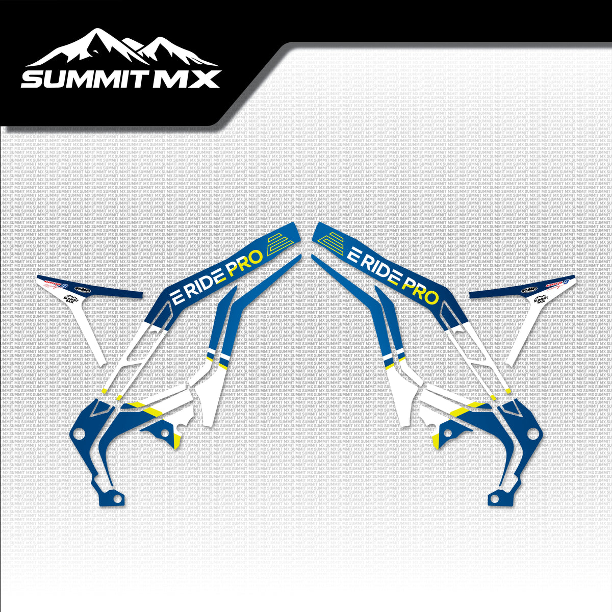 Husqvarna Inspired E-Ride Pro Frame Decals