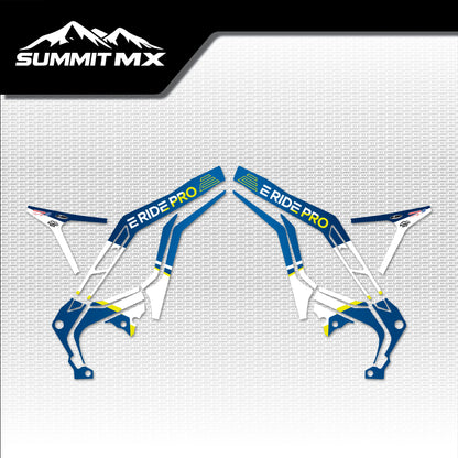 Husqvarna Inspired E-Ride Pro Frame Decals