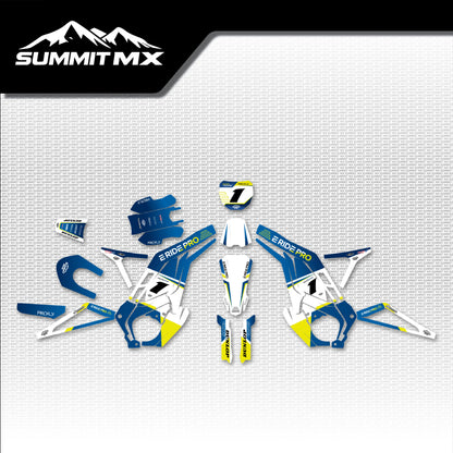 Husqvarna Inspired E-Ride Pro Graphics Kit for the 1.0 and 2.0