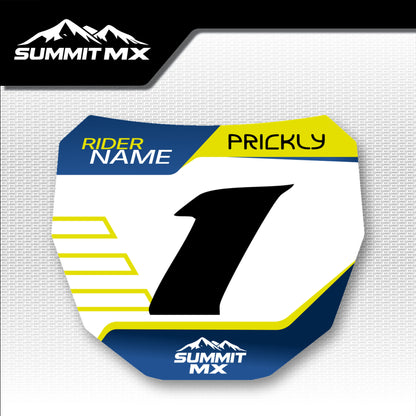 Husqvarna Inspired E-Ride Pro Number Plate Decal