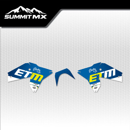 Husqvarna Inspired ETM RTR Side Shroud Decals