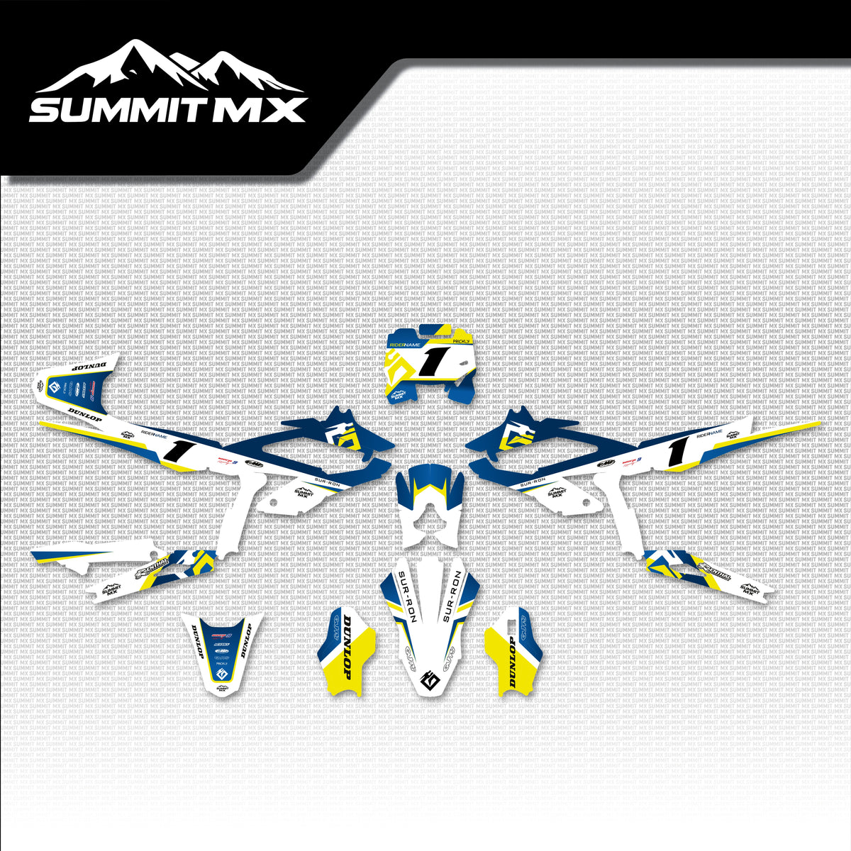 Husqvarna Inspired Hyper Bee Graphics Kit