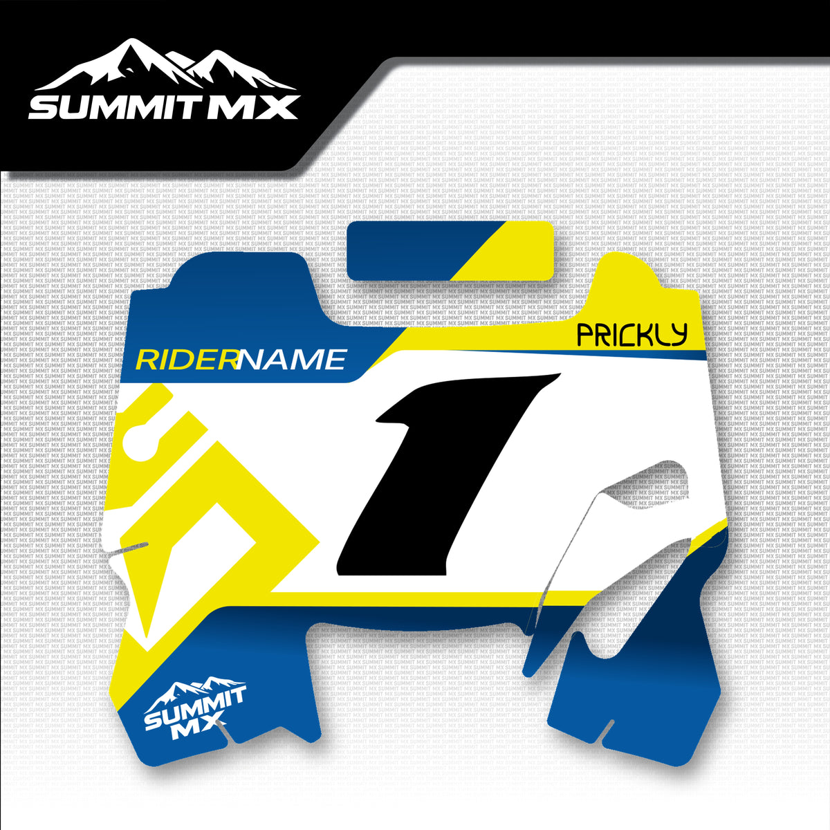 Husqvarna Inspired Hyper Bee Number Plate Decal