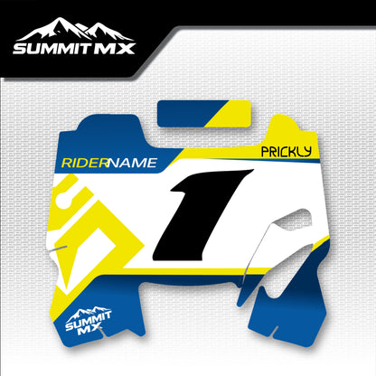 Husqvarna Inspired Hyper Bee Number Plate Decal