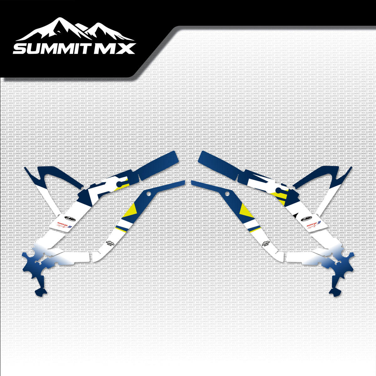 Husqvarna Inspired Light Bee Frame Decals