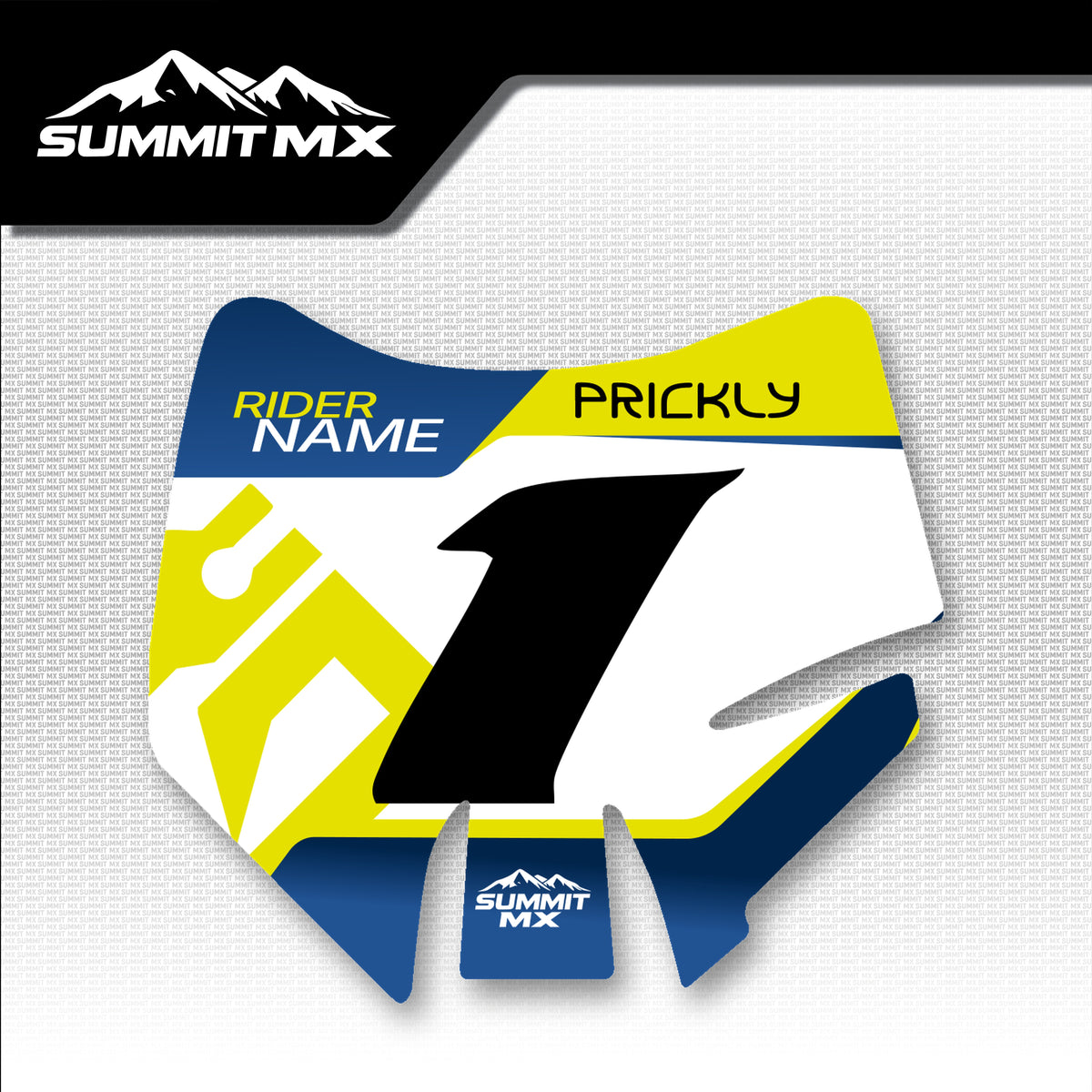 Husqvarna Inspired Light Bee Number Plate Decal (2025+)