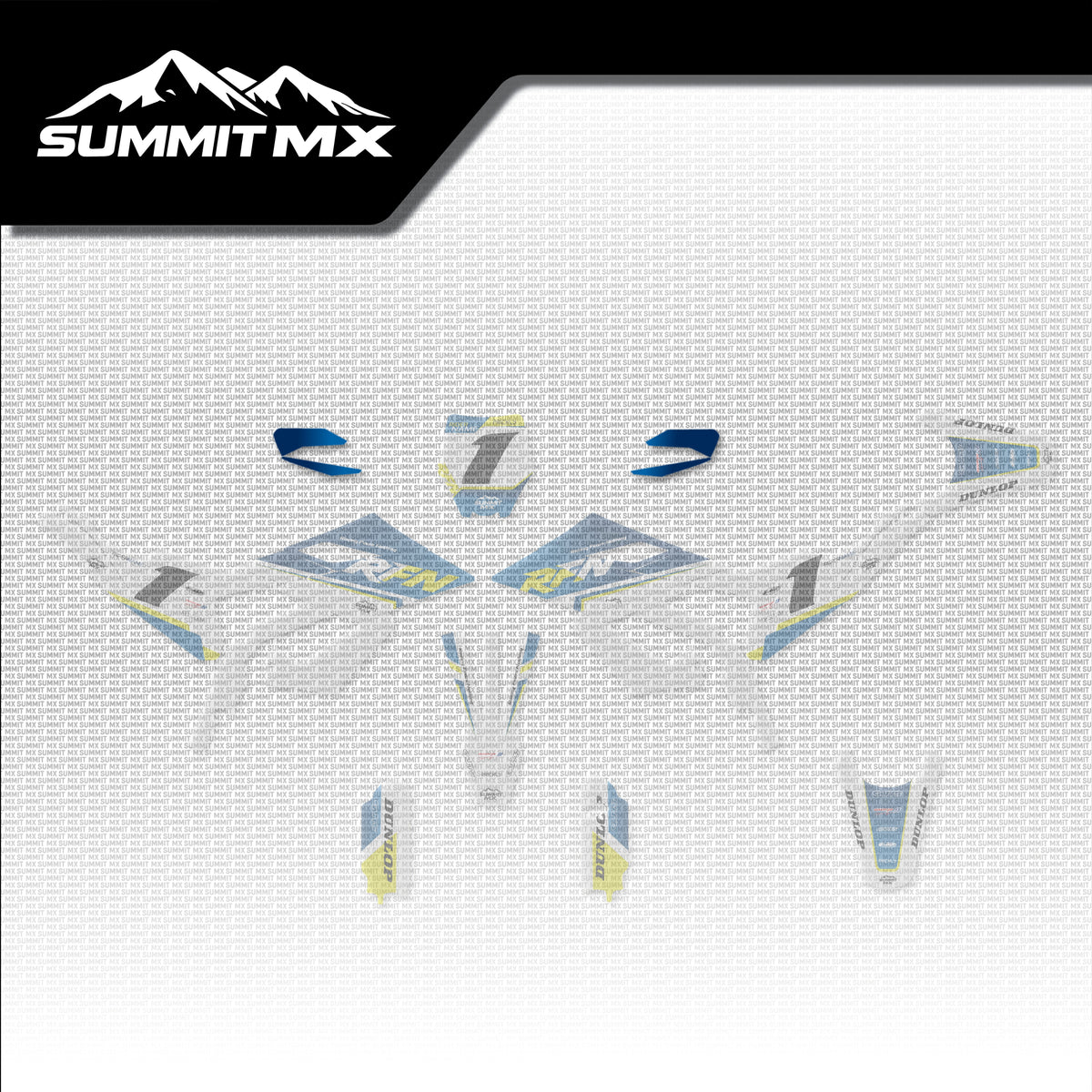 Husqvarna Inspired RFN Warrior Pro SX-E15 Handguard Decals placement on the full kit