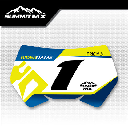Husqvarna Inspired Storm Bee Number Plate Decal