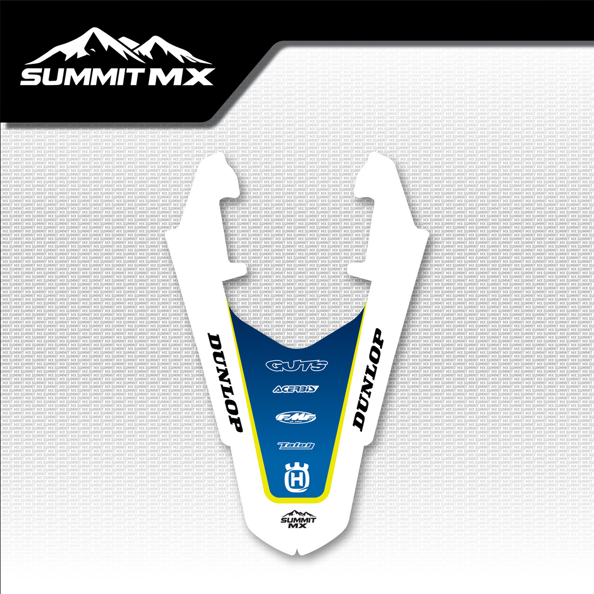 Husqvarna Inspired Ultra Bee Rear Fender Decal by Summit MX
