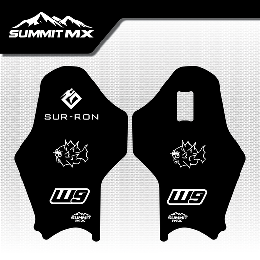 Hyper Bee fork guard decal, Style 1 — Summit MX