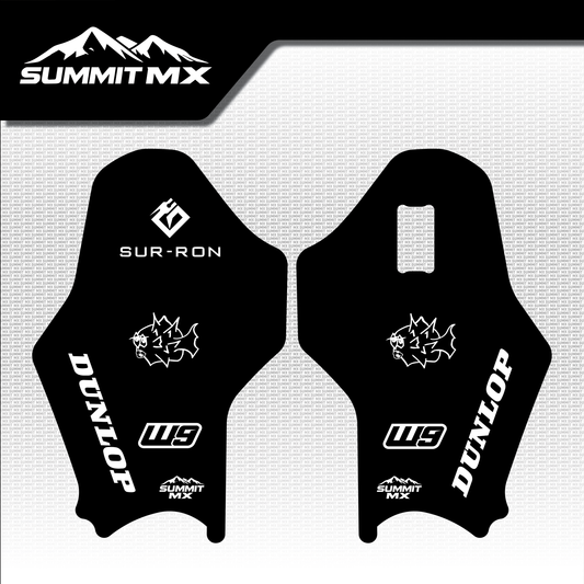 Hyper Bee fork guard decal, Style 2 — Summit MX