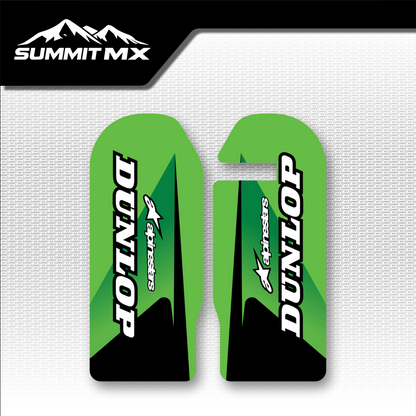 Kawasaki Inspired Altis Delta Fork Guard Decals