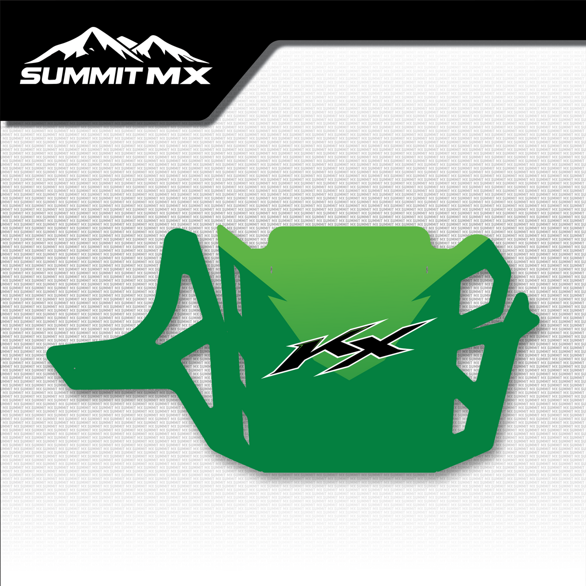 Kawasaki Inspired Altis Delta Skid Plate Decal