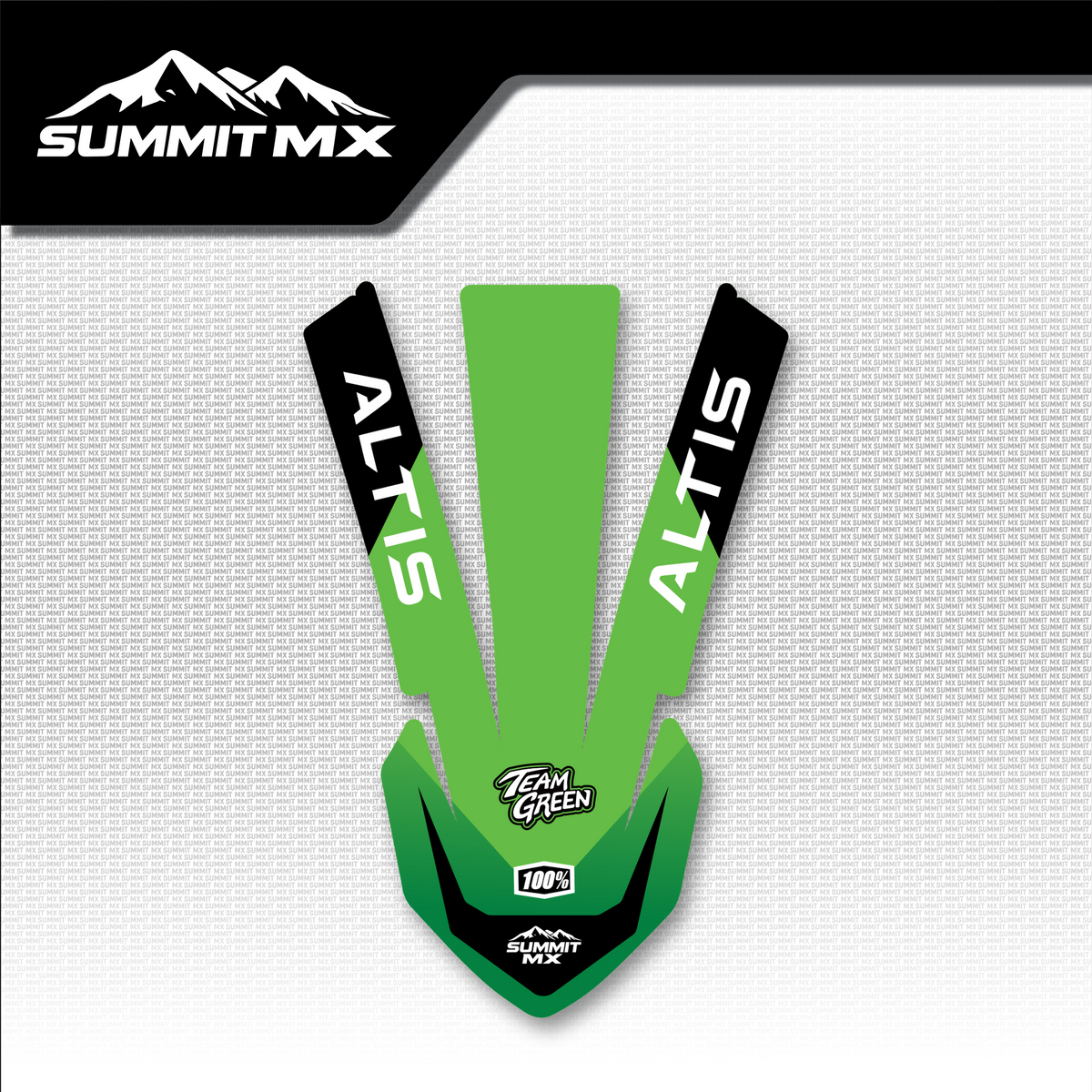 Kawasaki Inspired Altis Sigma Front Fender Decal