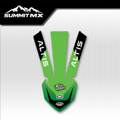 Kawasaki Inspired Altis Sigma Front Fender Decal