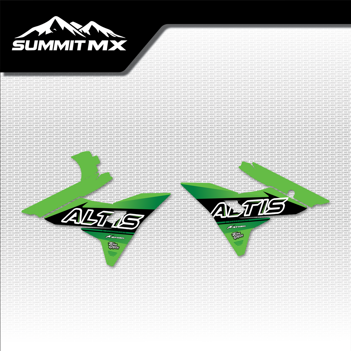 Kawasaki Inspired Altis Sigma Front Shroud Decals