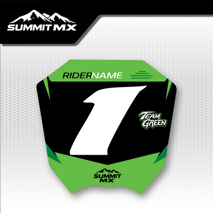 Kawasaki Inspired Altis Sigma Number Plate Decal