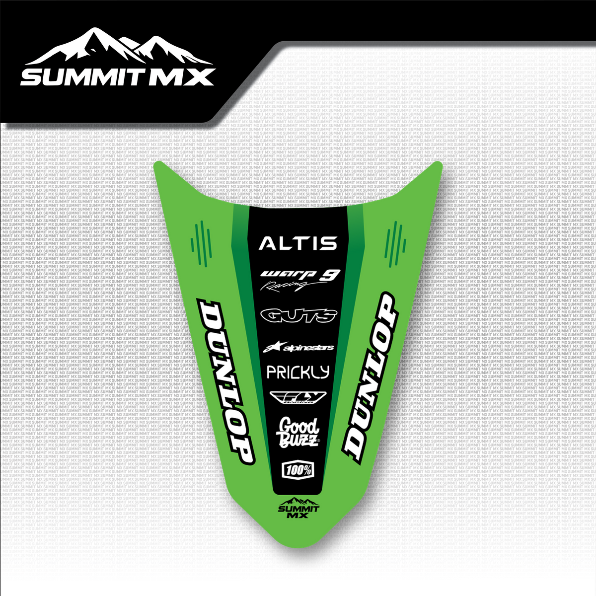 Kawasaki Inspired Altis Sigma Rear Fender Decal