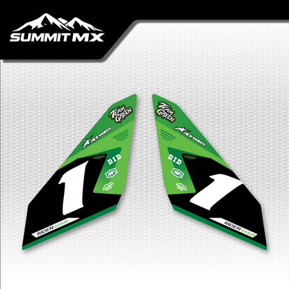 Kawasaki Inspired E-Ride Pro Battery Decals