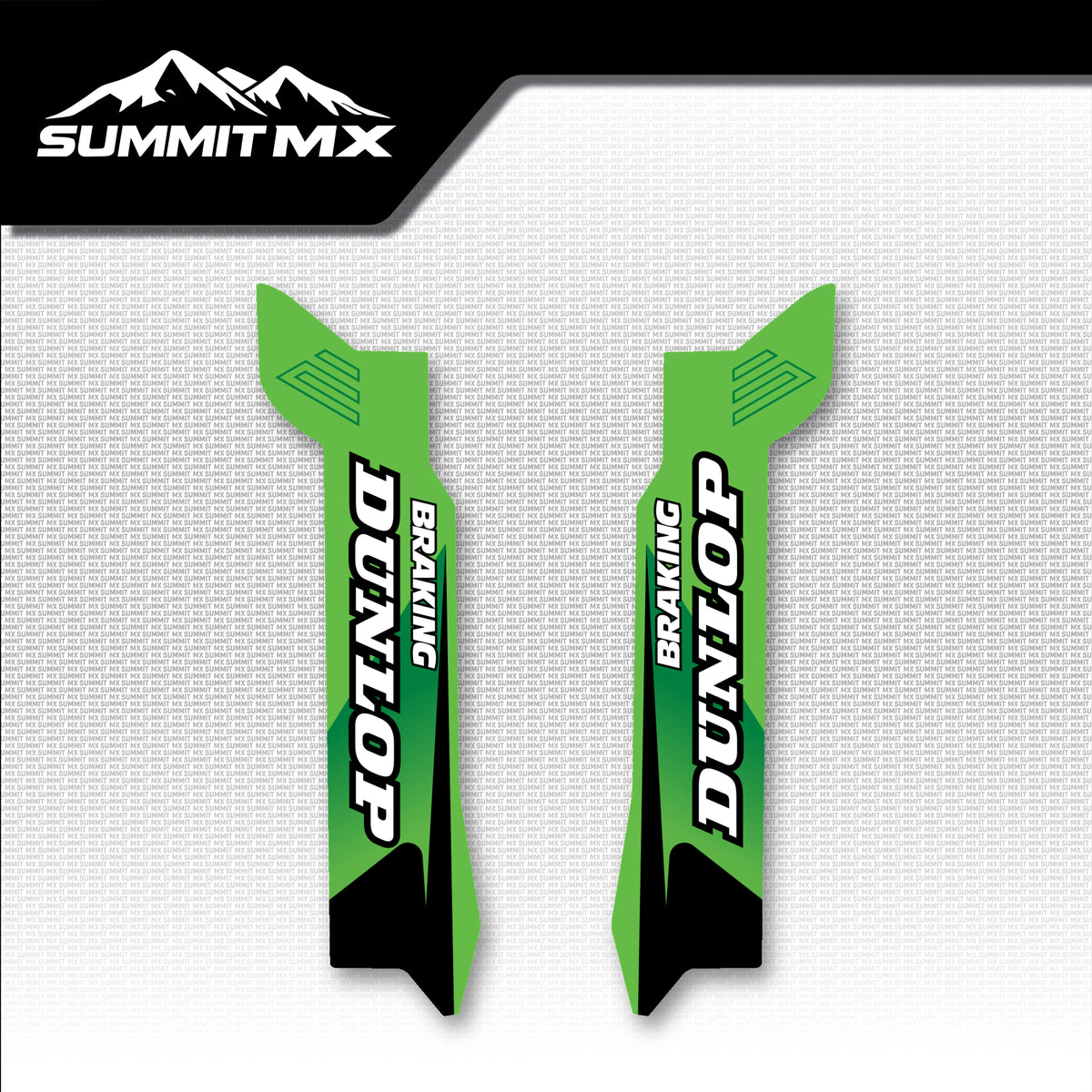 Kawasaki Inspired E-Ride Pro 1.0 and 2.0 Fork Guard Decals