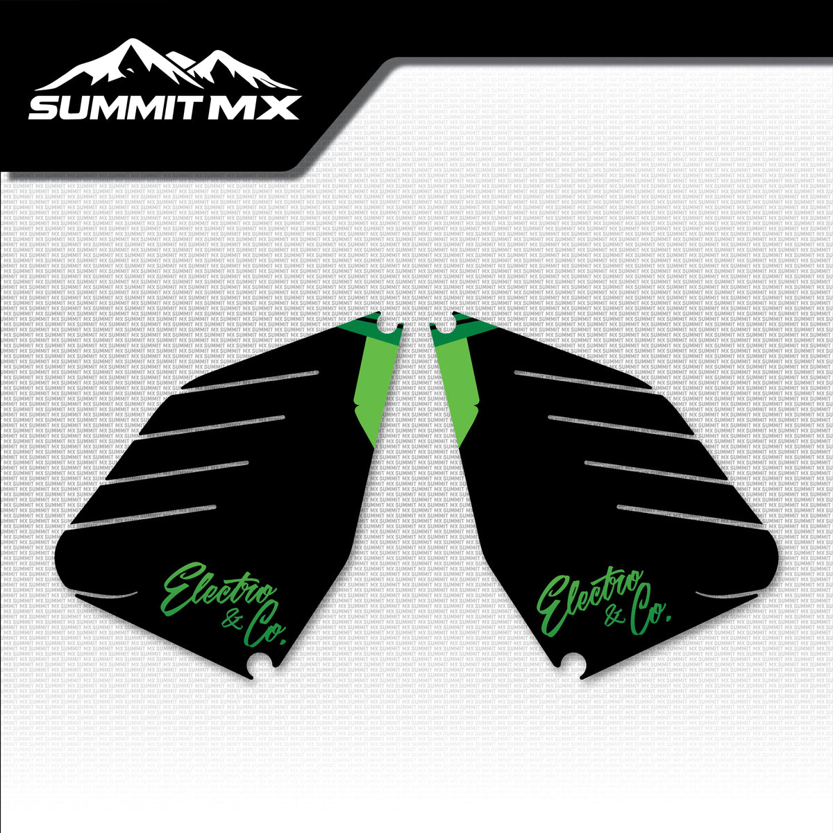 Kawasaki Inspired ETM RTR Battery Decals