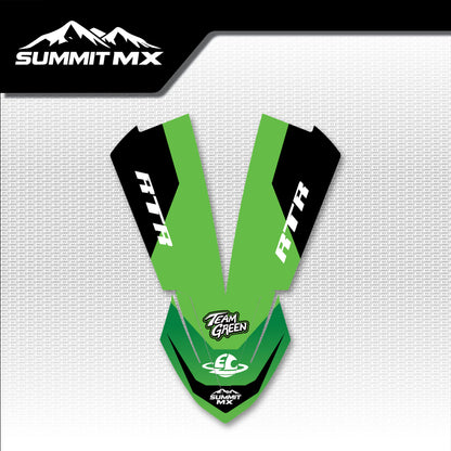 Kawasaki Inspired ETM RTR Front Fender Decal