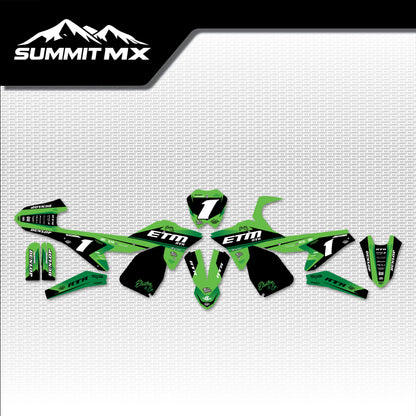 Kawasaki Inspired ETM RTR Graphics Kit
