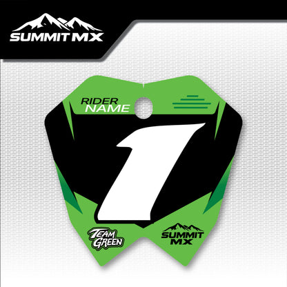 Kawasaki Inspired ETM RTR Number Plate Decal