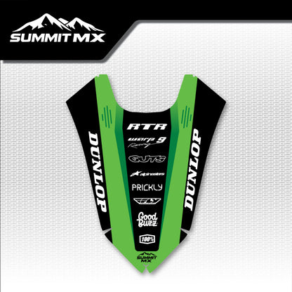 Kawasaki Inspired ETM RTR Rear Fender Decal