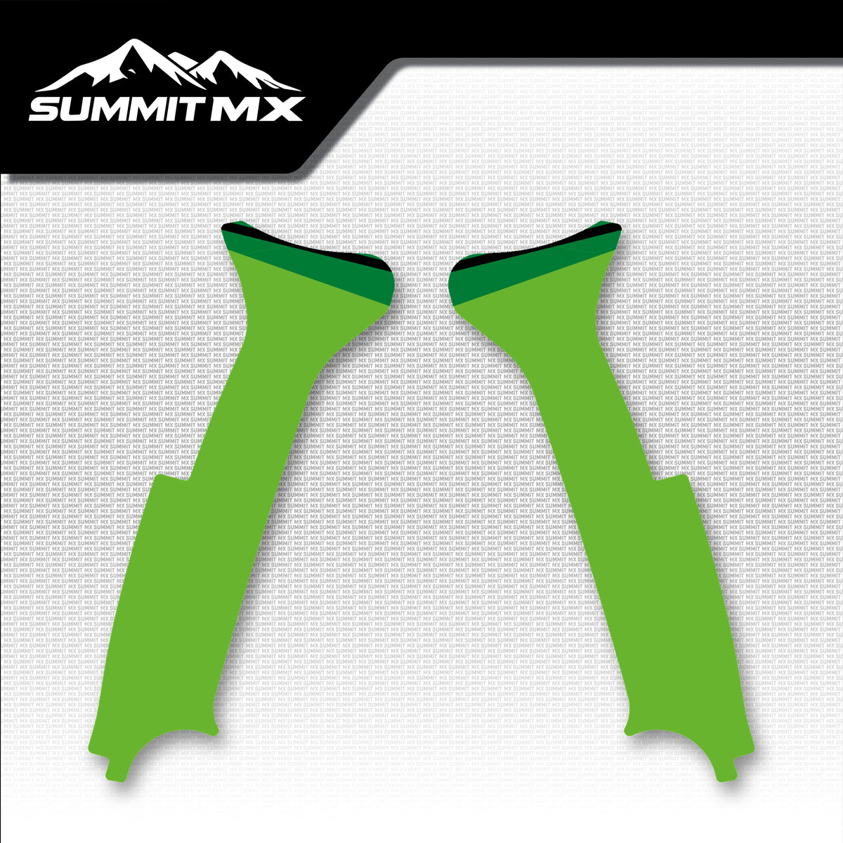 Kawasaki Inspired Hyper Bee Frame Decals