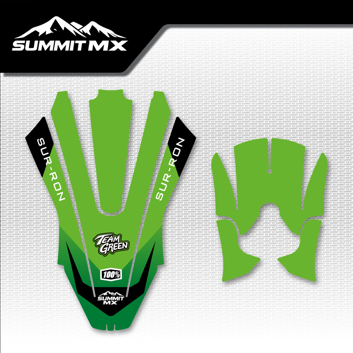 Kawasaki Inspired Hyper Bee Front Fender Decal