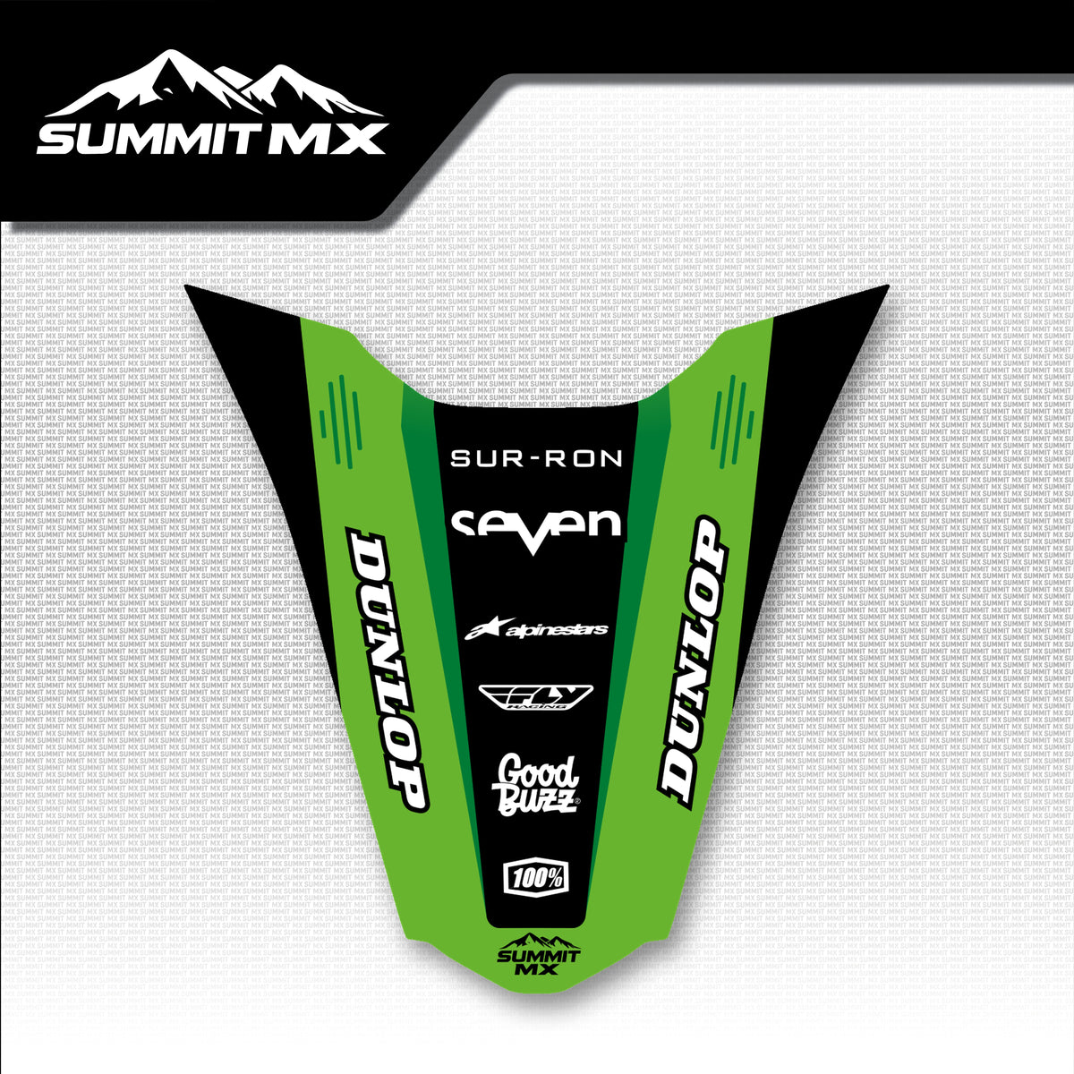 Kawasaki Inspired Hyper Bee Rear Fender Decal