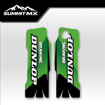 Kawasaki Inspired Light Bee Fork Guard Decals