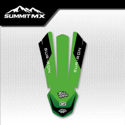 Kawasaki Inspired Light Bee Front Fender Decal